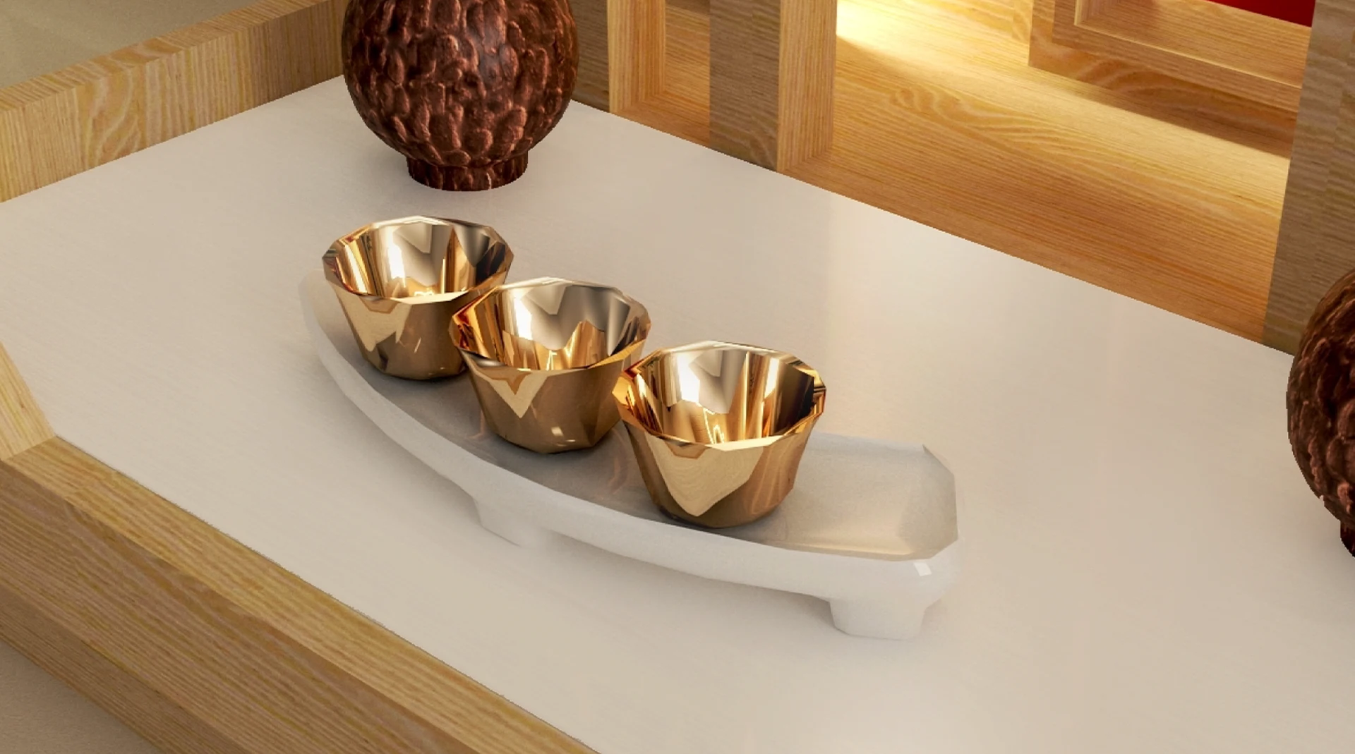 ศาลเจ้าที่ Teeju Furniture ออกแบบตกแต่งภายใน Interior Design