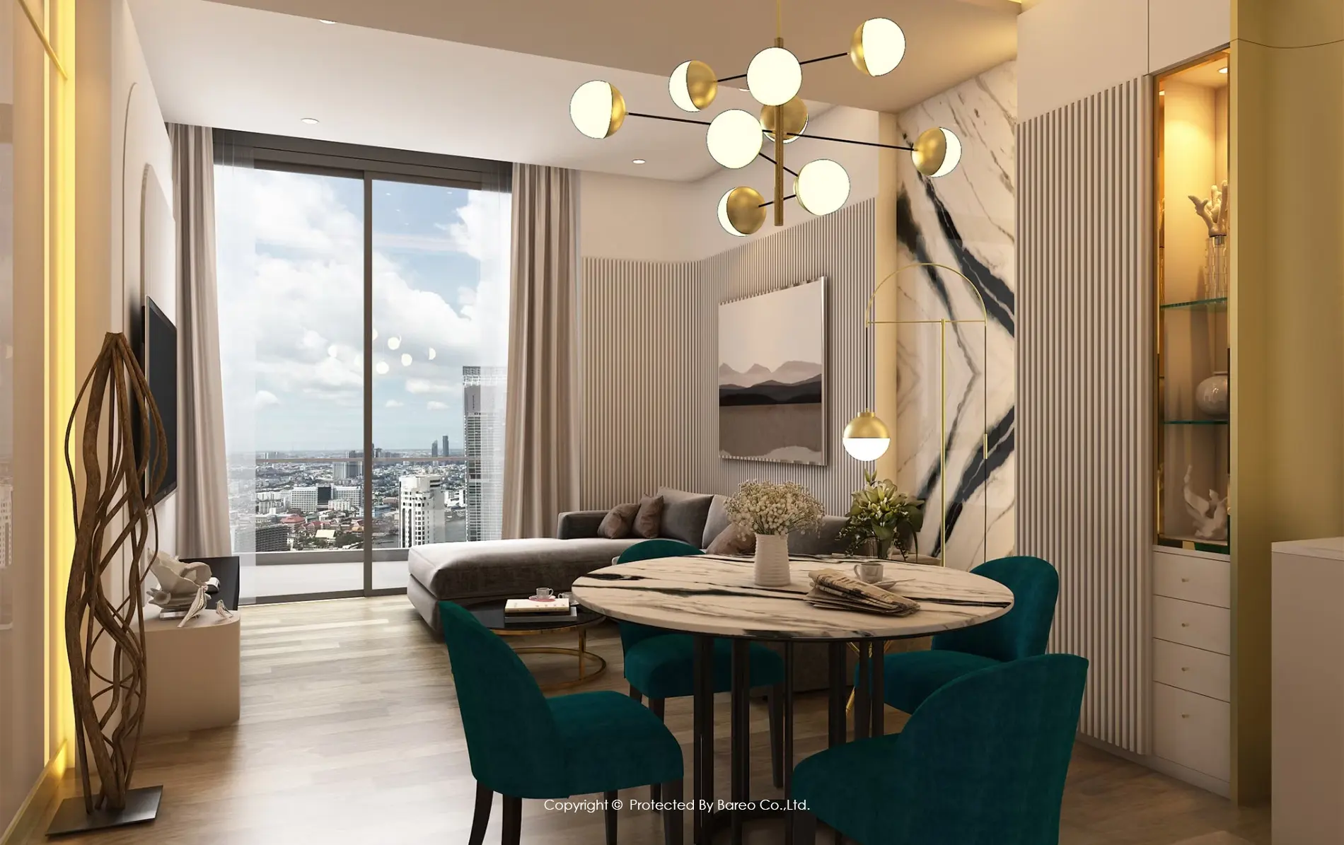 Home Interior Design, House Interior Design, Interior Decoration, Interior Design, Interior Design & Decoration, Interior Design Company, Interior Design Thailand, Luxury Home Interior Design, Luxury Interior Design, Penthouse Interior Design, BAREO, Living in Thailand, Penthouse Interior Design, Interior Design Bangkok