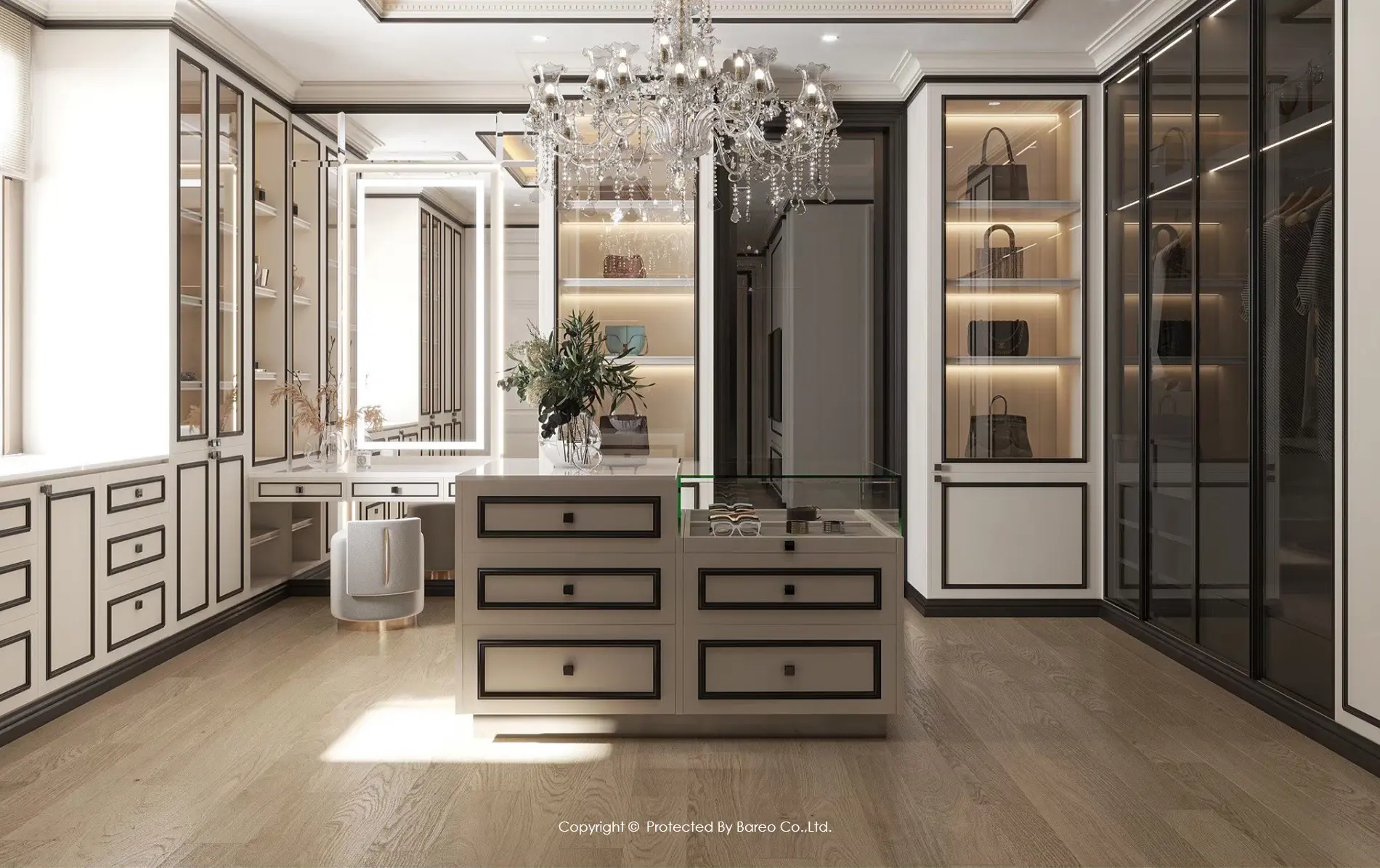 Home Interior Design, House Interior Design, Interior Decoration, Interior Design, Interior Design & Decoration, Interior Design Company, Interior Design Thailand, Luxury Home Interior Design, Luxury Interior Design, Penthouse Interior Design, BAREO, Living in Thailand, Penthouse Interior Design, Interior Design Bangkok, Luxury Home, Dressing Room