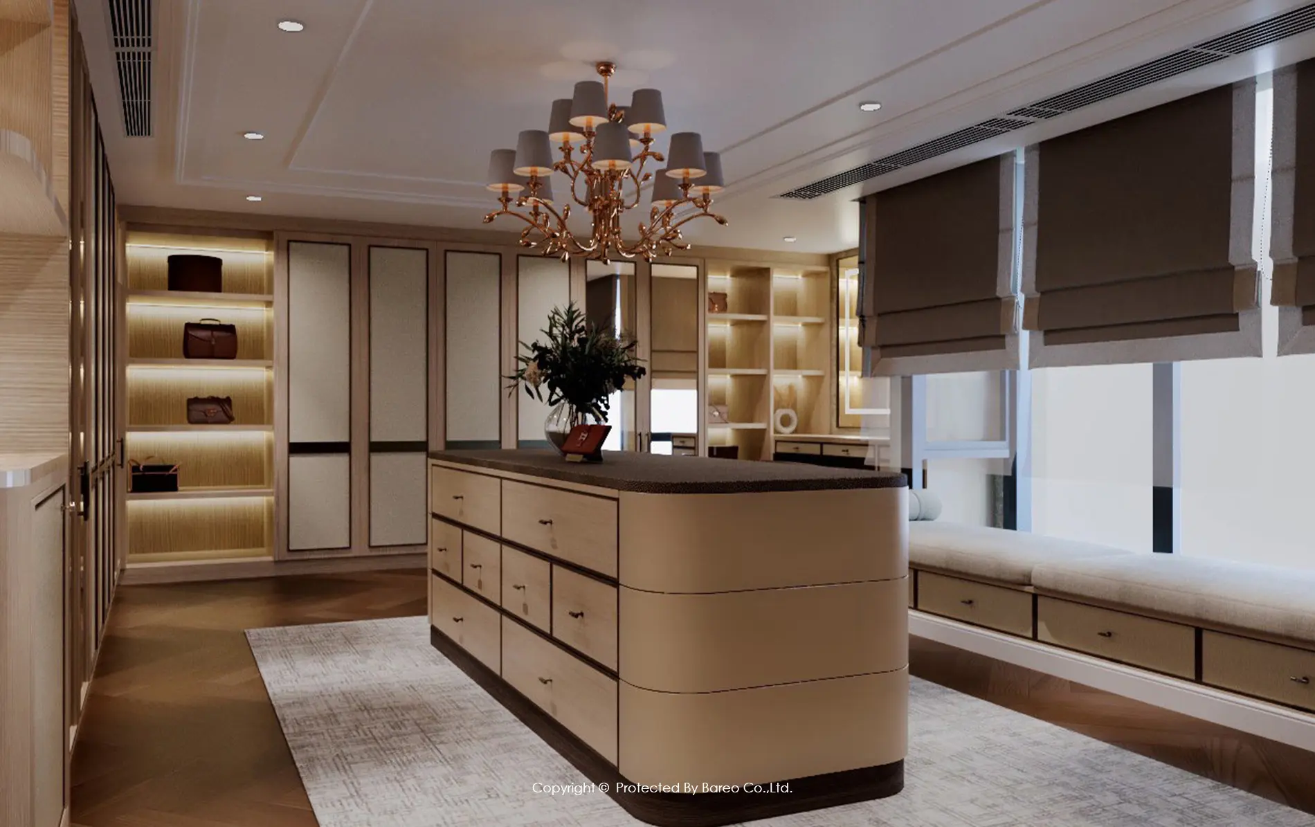 Home Interior Design, House Interior Design, Interior Decoration, Interior Design, Interior Design & Decoration, Interior Design Company, Interior Design Thailand, Luxury Home Interior Design, Luxury Interior Design, Penthouse Interior Design, BAREO, Living in Thailand, Penthouse Interior Design, Interior Design Bangkok, Luxury Home, Dressing Room