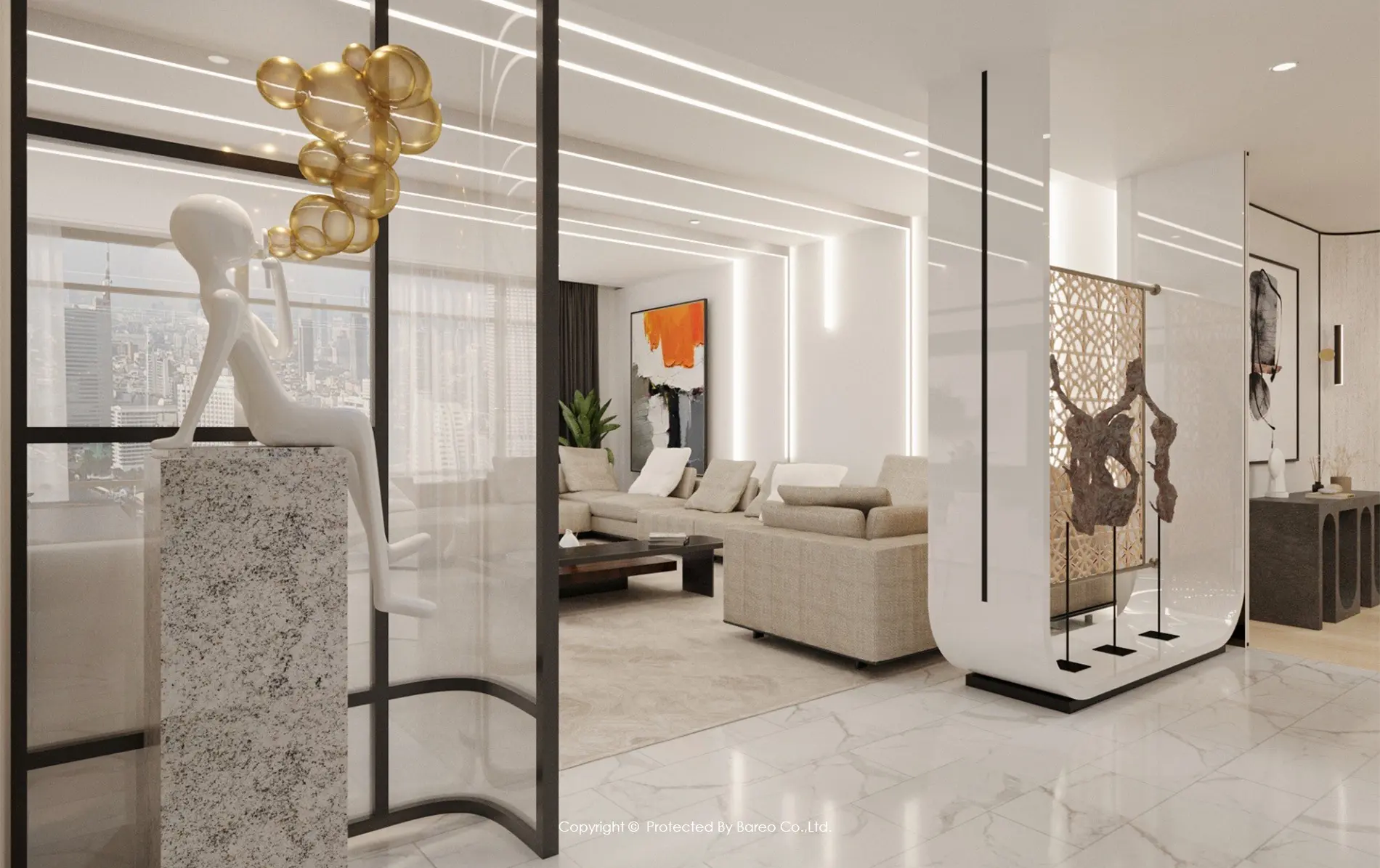 Home Interior Design, House Interior Design, Interior Decoration, Interior Design, Interior Design & Decoration, Interior Design Company, Interior Design Thailand, Luxury Home Interior Design, Luxury Interior Design, Penthouse Interior Design, BAREO, Living in Thailand, Penthouse Interior Design, Interior Design Bangkok, Luxury Home