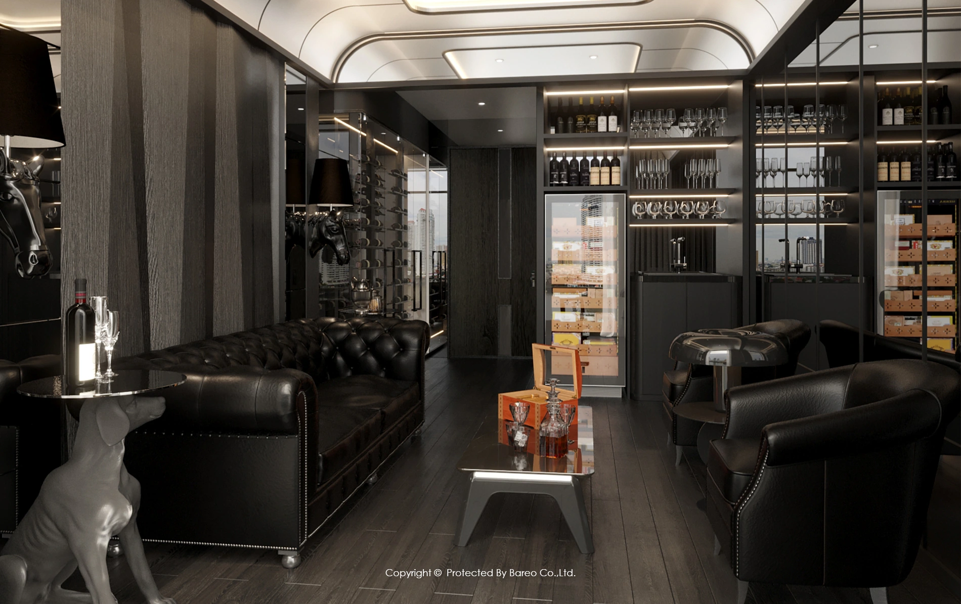 โทนสี Dark Elegance ออกแบบตกแต่งภายในบ้าน