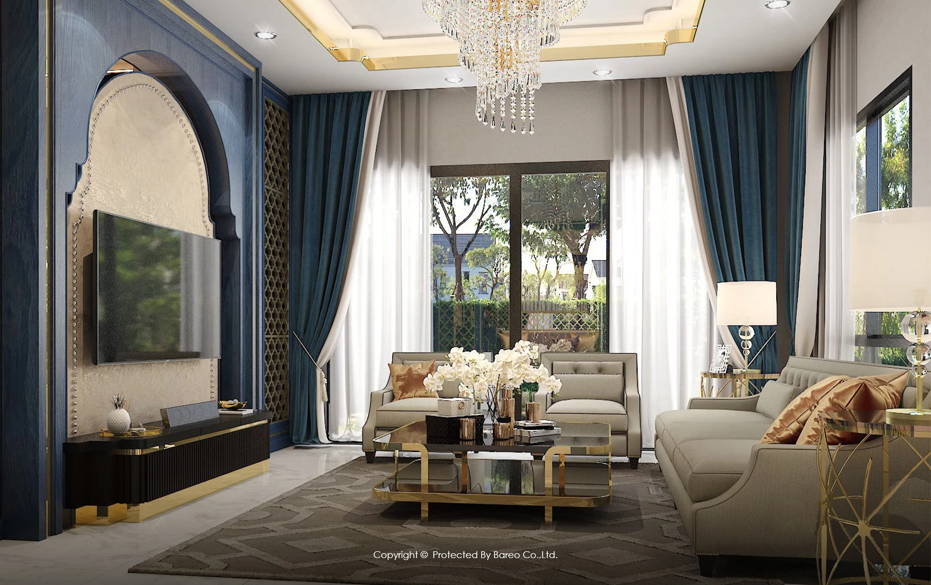 ออกแบบตกแต่งภายใน The Moroccan Contemporary